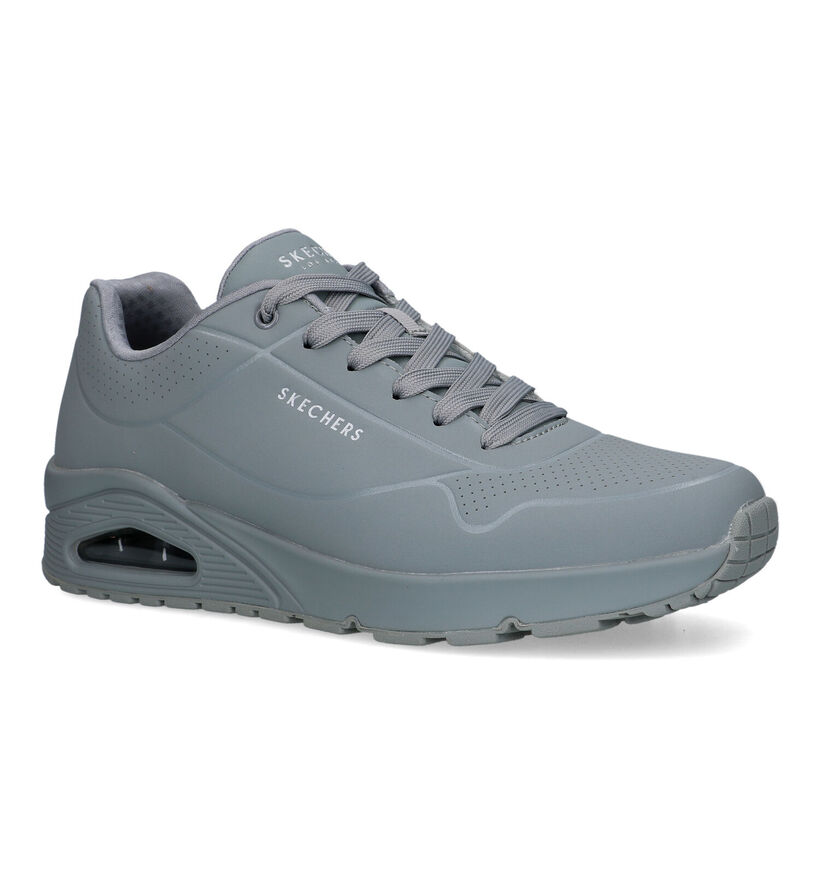 Skechers Uno Stand On Air Zwarte Sneakers voor heren (334160)