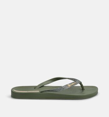 Ipanema Slippers Zwart/Beige/Bruin/Groen