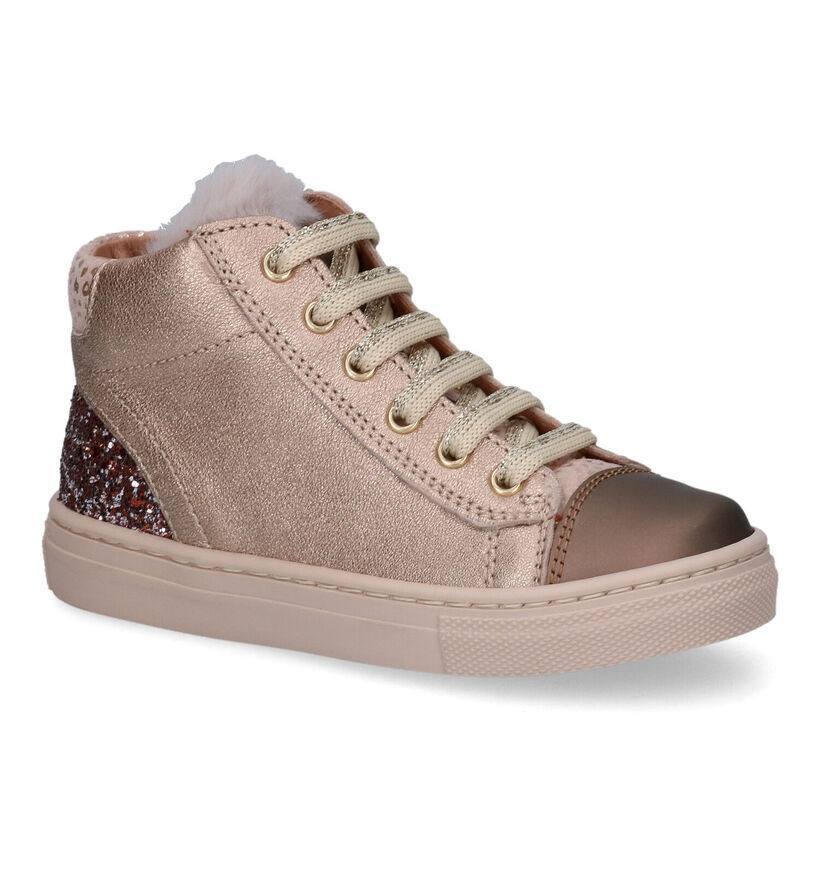 FR by Romagnoli Roze Hoge Schoentjes in leer (314523)