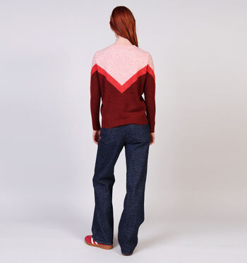 Vero Moda Pulls Bordeaux/Vert