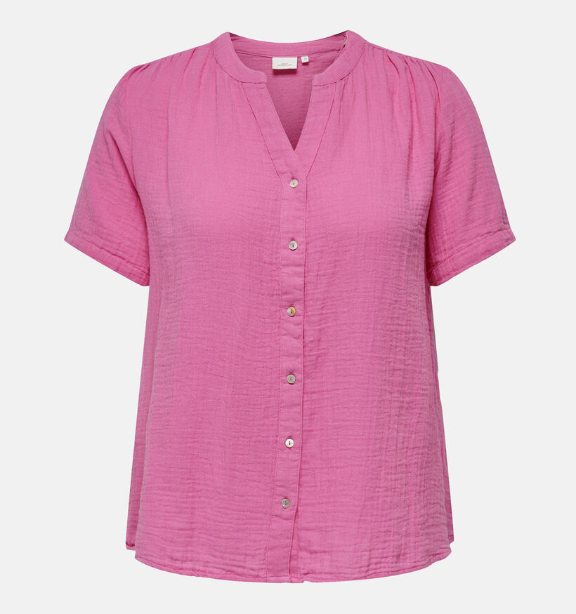 ONLY Carmakoma Thyra Roze Blouse voor dames (342931)