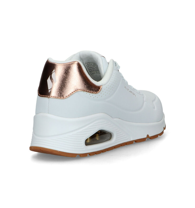 Skechers Uno Baskets en Blanc pour femmes (319372)