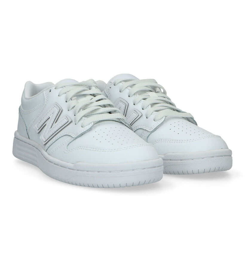 New Balance BB 480 Baskets en Blanc pour femmes (334560) - pour semelles orthopédiques