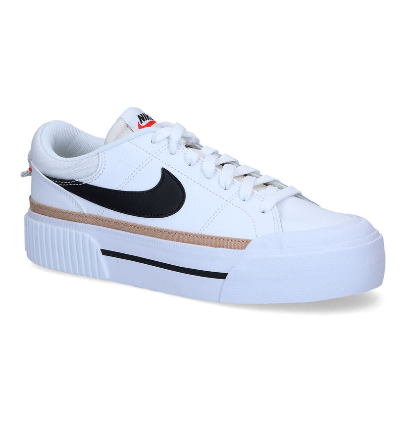 Nike Court Legacy Lift Baskets en Blanc pour femmes (316854)