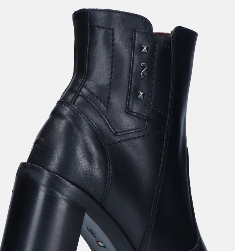 NeroGiardini Bottines avec talon carré en Noir pour femmes (330733)