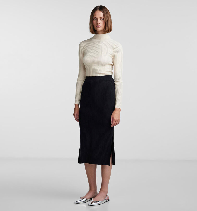 Pieces Crista HW Zwarte Rok voor dames (337716)