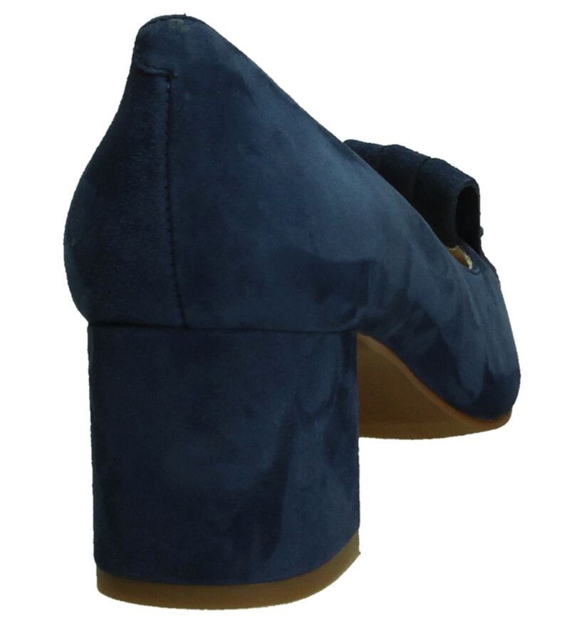 Élysèss Escarpins classique en Bleu foncé en daim (198294)