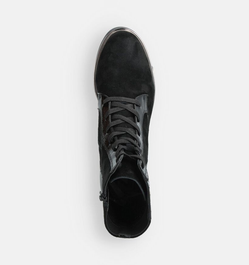 Nathan-Baume Boots à lacets en Noir pour femmes (363619) - pour semelles orthopédiques