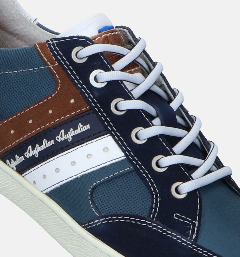 Australian Nothingham Chaussures à lacets en Bleu pour hommes (337777) - pour semelles orthopédiques