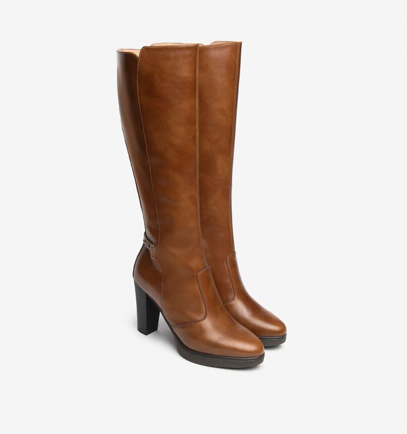 NeroGiardini Cognac Lange Laarzen voor dames (379351)