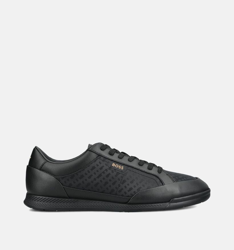 BOSS Nitan Chaussures plates en Noir pour hommes (375716) - pour semelles orthop&eacute;diques