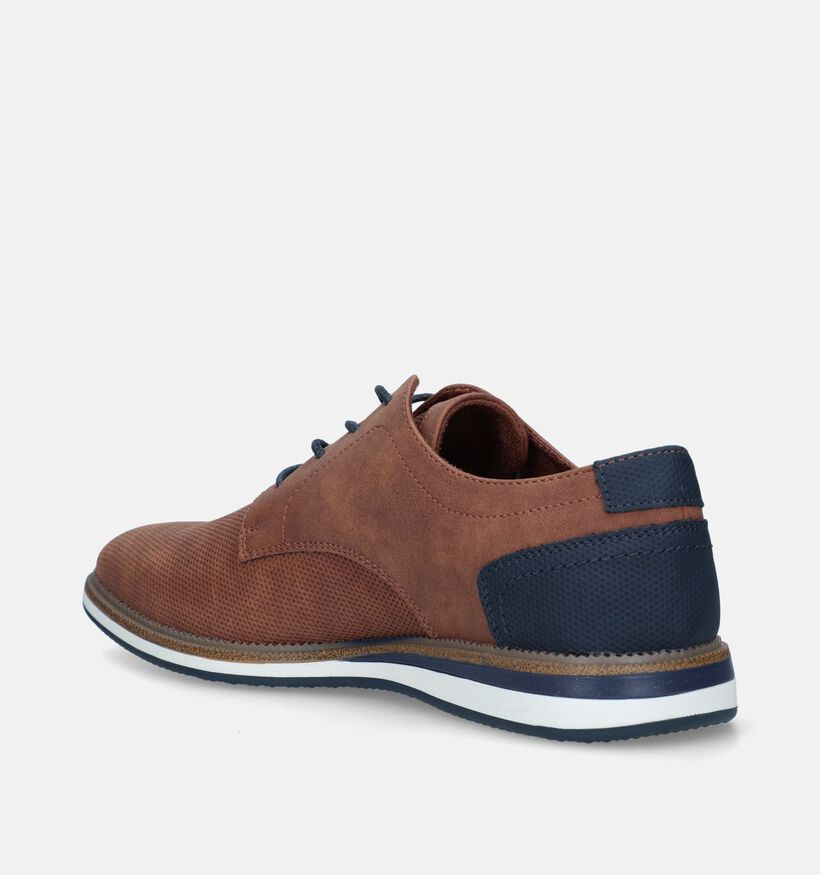 SJ Chaussures classiques en Cognac pour hommes (340446)