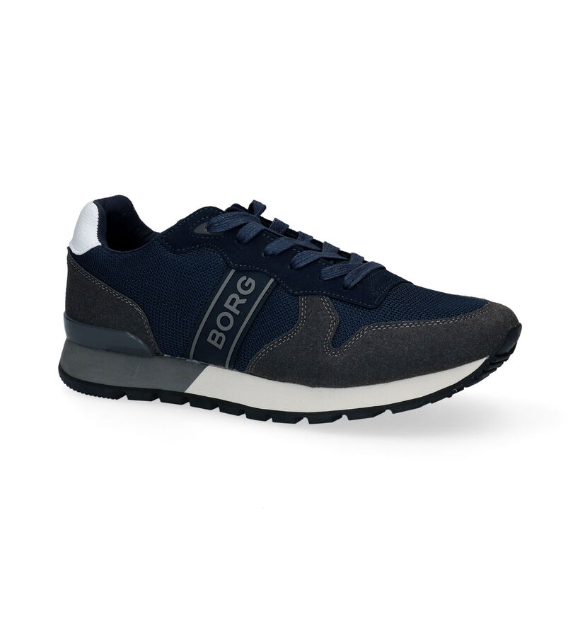 Björn Borg Baskets basses en Bleu foncé pour hommes (294602) - pour semelles orthopédiques