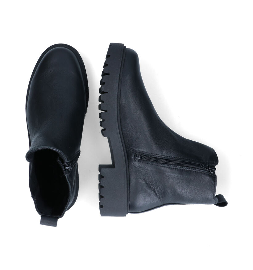 Solemade Cami Bottines en Noir en cuir (315838)