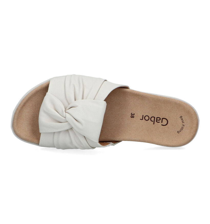 Gabor Best Fitting Ecru Slippers voor dames (323428)