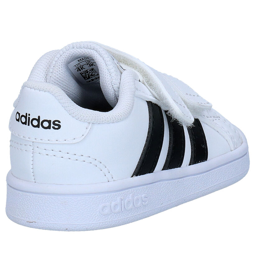 adidas Grand Court Witte Sneakers in kunstleer (307964)