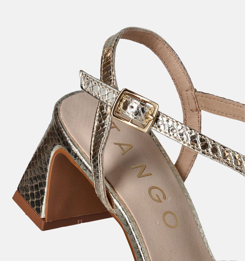 Tango Katya 6 Sandales à talons en Or pour femmes (362960)