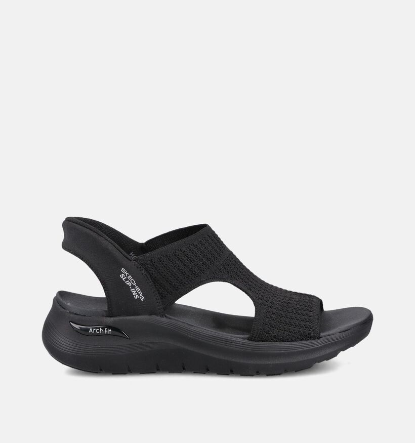 Skechers Arch Fit 2.0 Sandal My Everyday Zwarte Sandalen voor dames (371250)