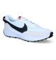 Nike Waffle Debut Witte Sneakers in daim (319404)