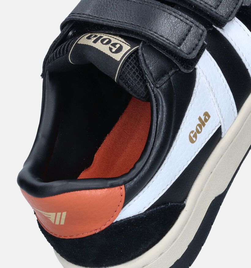 Gola Hawk Strap Baskets en Noir pour garçons (345137) - pour semelles orthopédiques