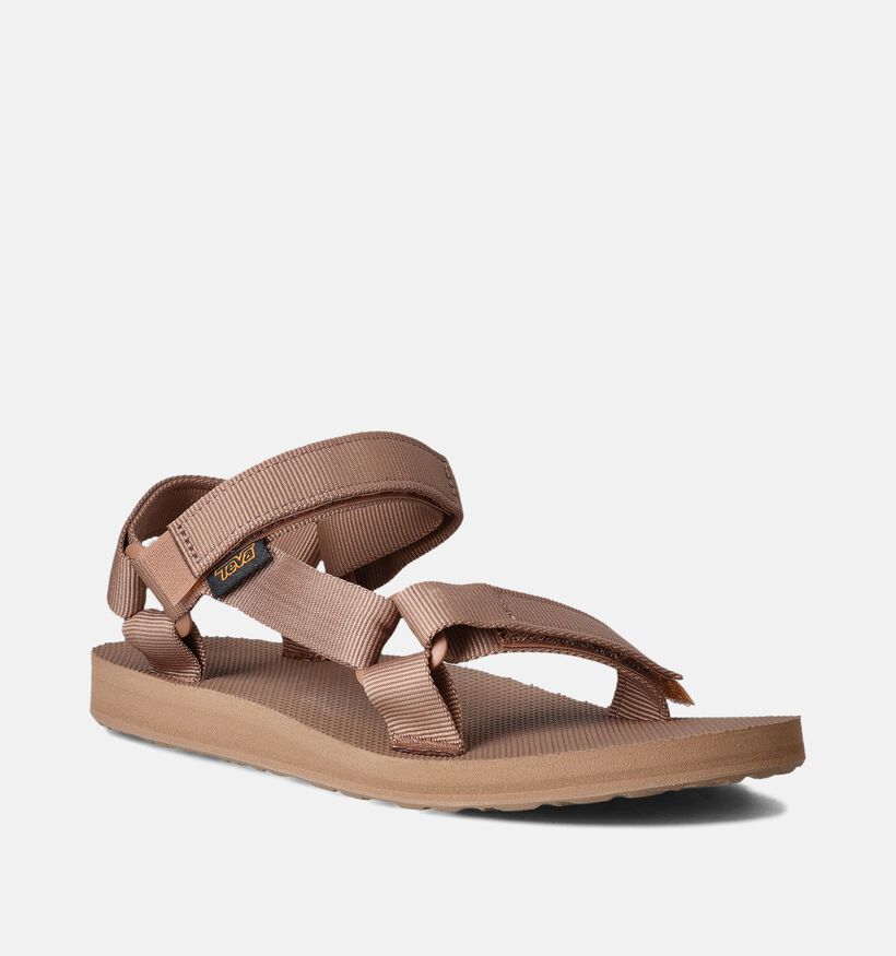 Teva Original Universal Sandales plates en Cognac pour femmes (354690)