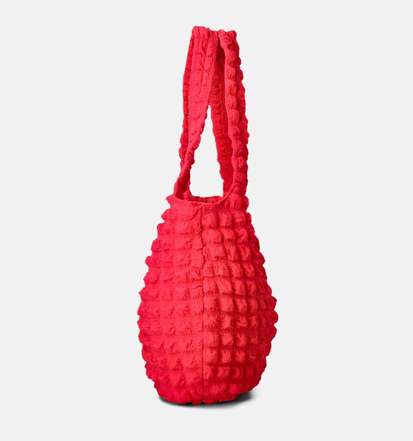 Pieces Finna Waffle Shopper Rood voor dames (351092)