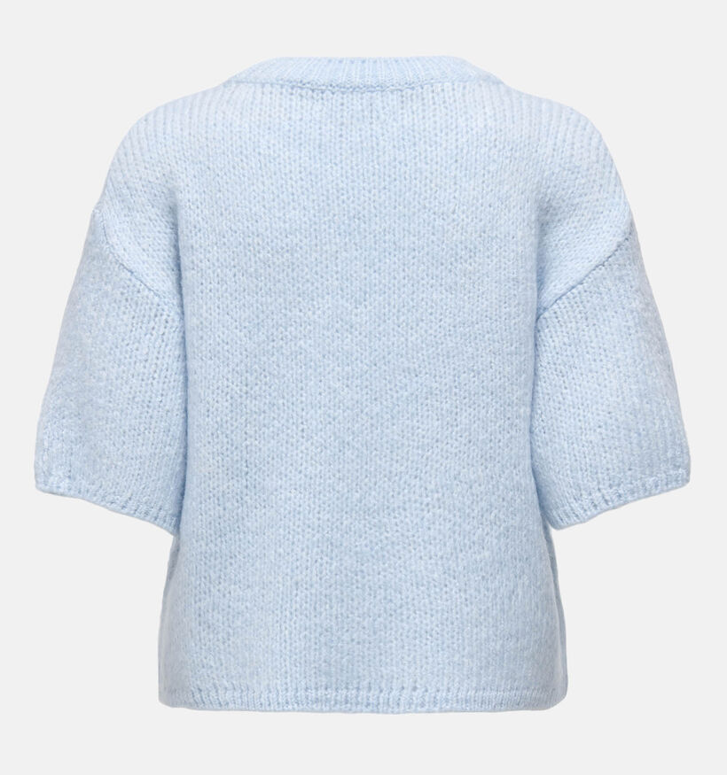 JDY Linea Lichtblauwe Trui met Halflange Mouwen voor dames (367888)