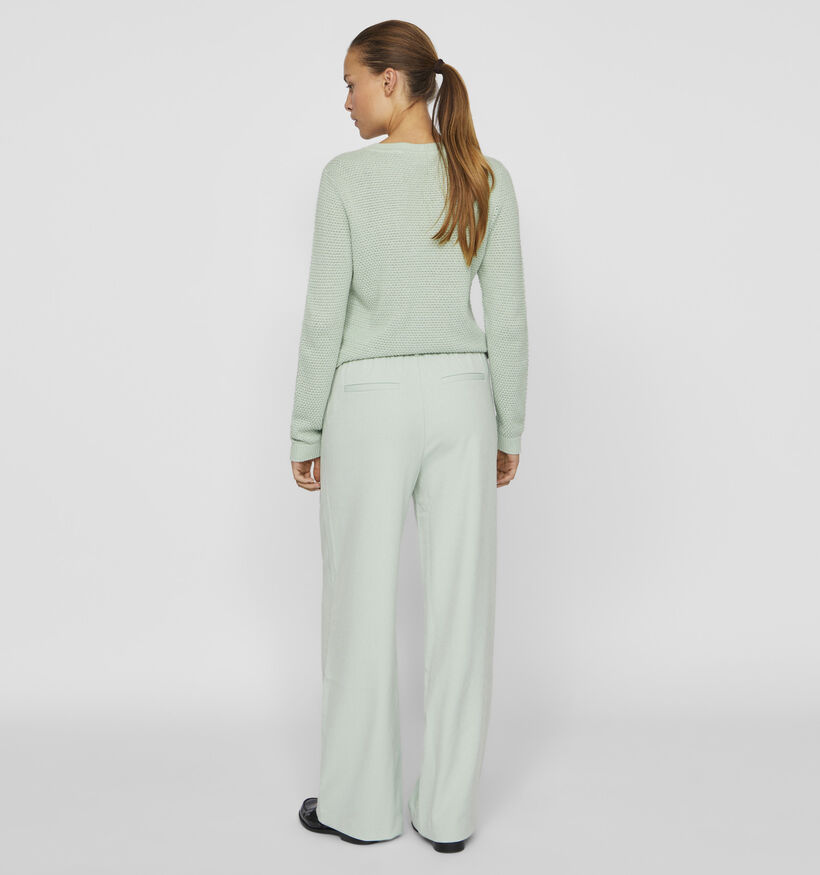 Vila Varone Groene Wijde broek voor dames (351782)