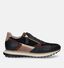 Gabor OptiFit Zwarte Sneakers in daim (331141)