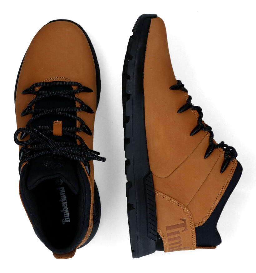 Timberland Sprint Trekker Mid Bottines en Noir pour hommes (345037) - pour semelles orthopédiques