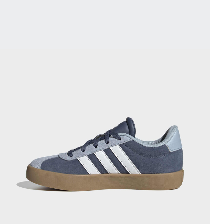 adidas VL Court 3.0 Blauwe Sneakers voor meisjes, jongens (366871) - geschikt voor steunzolen