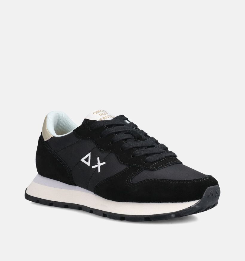 Sun68 Ally Gold Baskets en Noir pour femmes (368714) - pour semelles orthop&eacute;diques