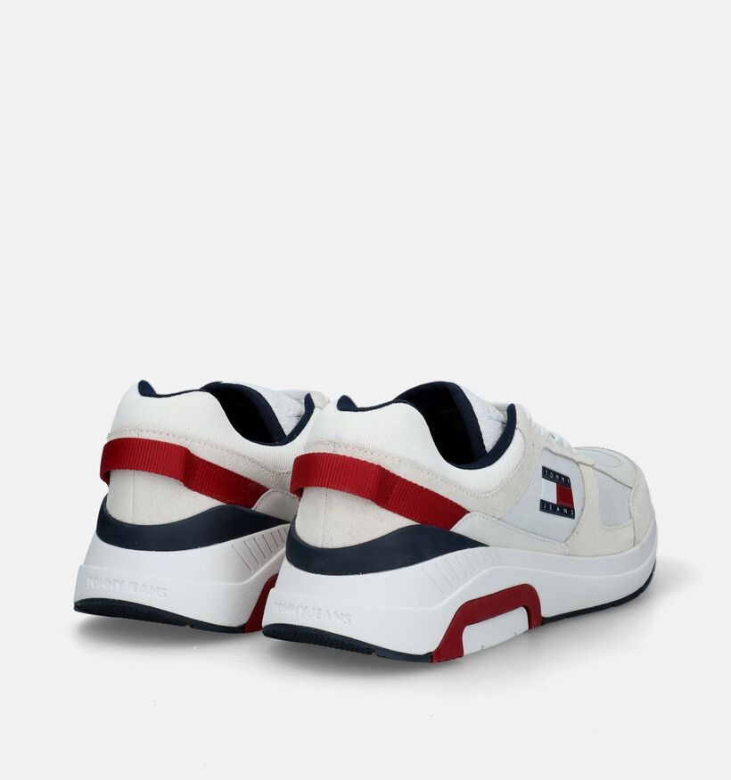 Tommy Hilfiger TJM Runner Combind Witte Sneakers voor heren (334090) - geschikt voor steunzolen