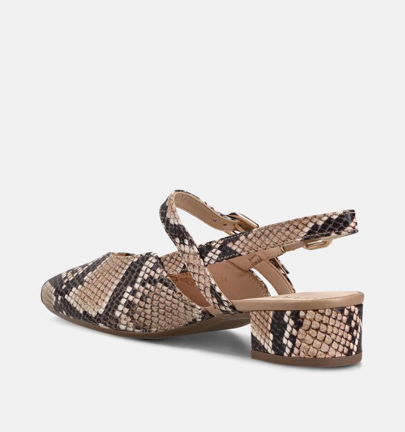 Gabor Python Grande Beige Slingback Pumps voor dames (373300)