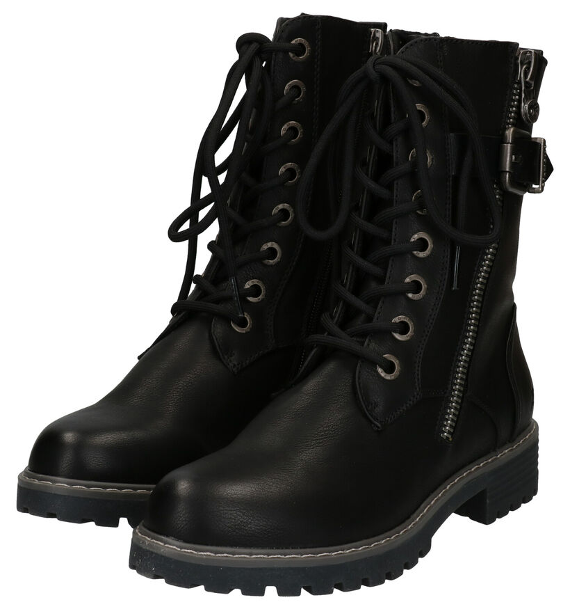 Blowfish Malibu Zwarte Vegan Boots in kunstleer (279215)