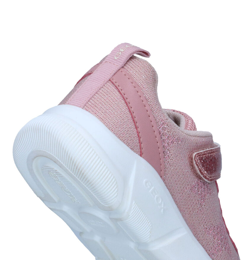 Geox Aril Roze Sneakers in stof (320646)