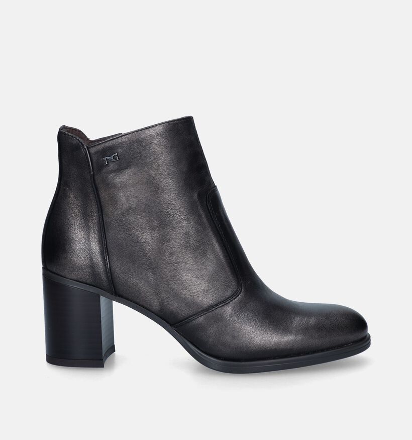 NeroGiardini Bronze Enkellaarzen met blokhak voor dames (345623)