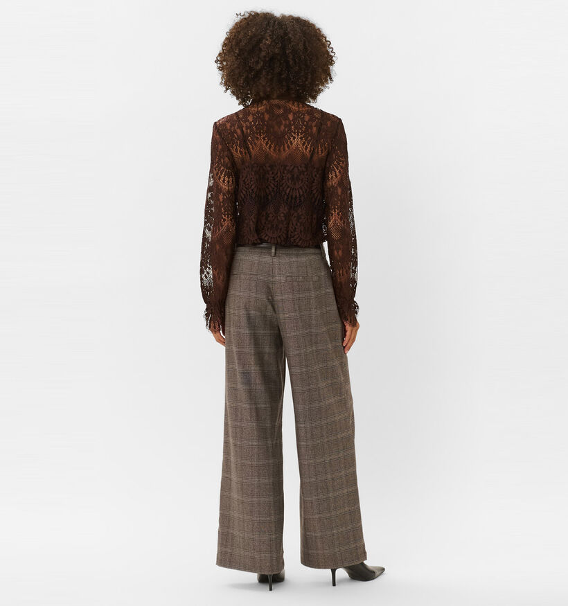 Culture Arto Okram Chemise en Brun fonc&eacute; pour femmes (380500)