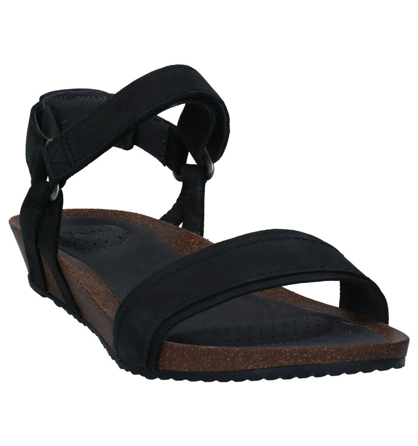 Teva Mahonia Sandales en Noir en nubuck (289236)