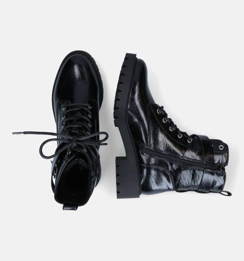 Signatur Boots à lacets en Noir pour femmes (314221)