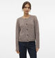 Vero Moda Novah Taupe Cardigan voor dames (361247)