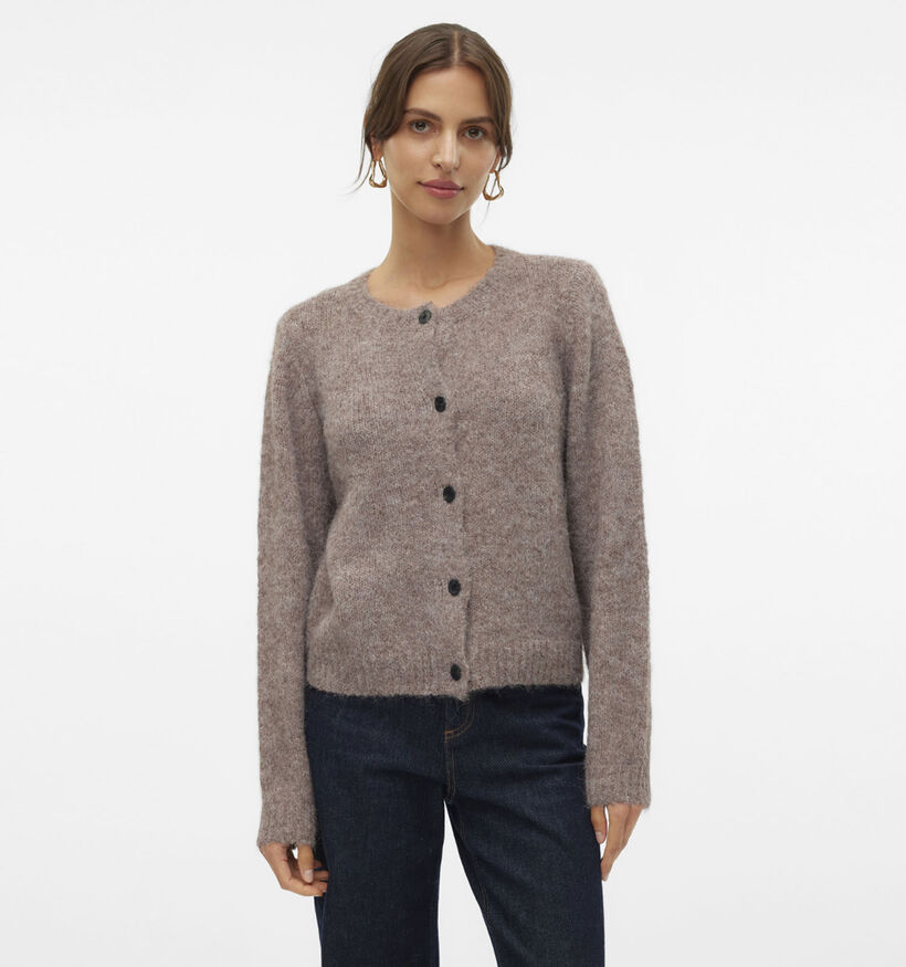 Vero Moda Novah Taupe Cardigan voor dames (361247)