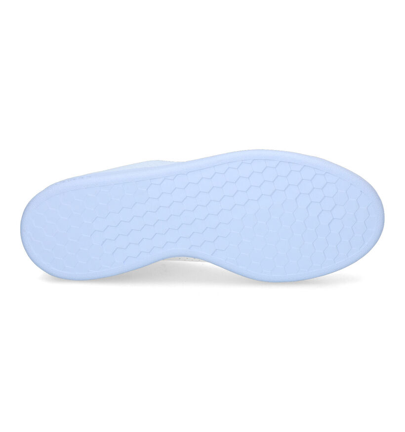 adidas Advantage Baskets en Blanc pour hommes (319044) - pour semelles orthopédiques