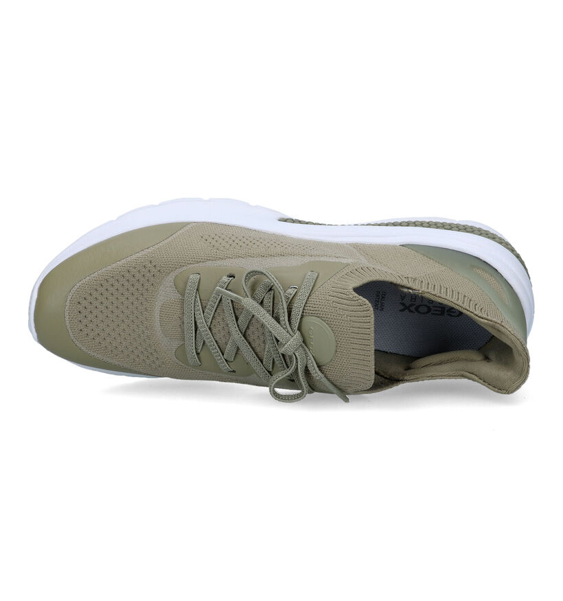 Geox Spherica Actif Groene Sneakers voor dames (326679) - geschikt voor steunzolen