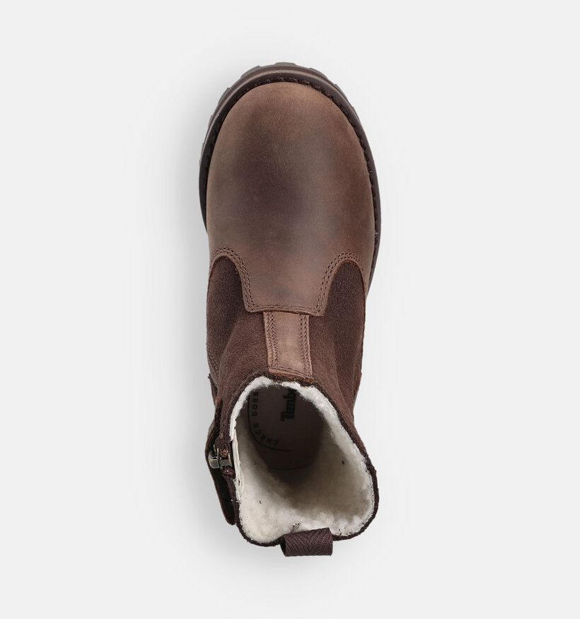 Timberland Courma Kid Chelsea Donkerbruine Boots met Rits voor meisjes, jongens (377354) - geschikt voor steunzolen