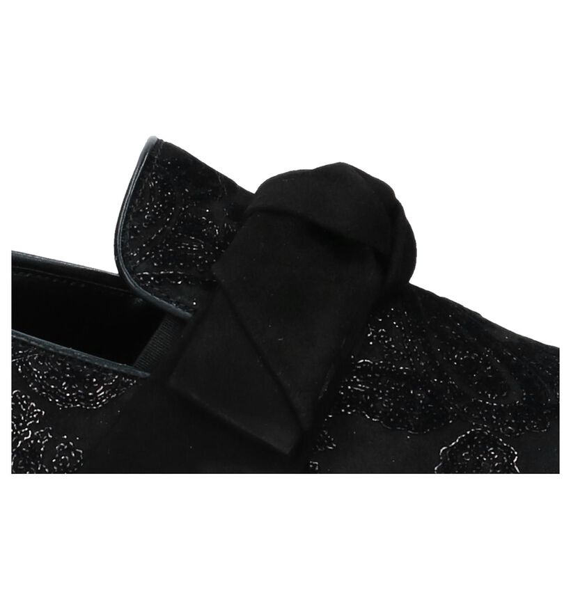 Gabor Loafers en Noir en daim (231244)