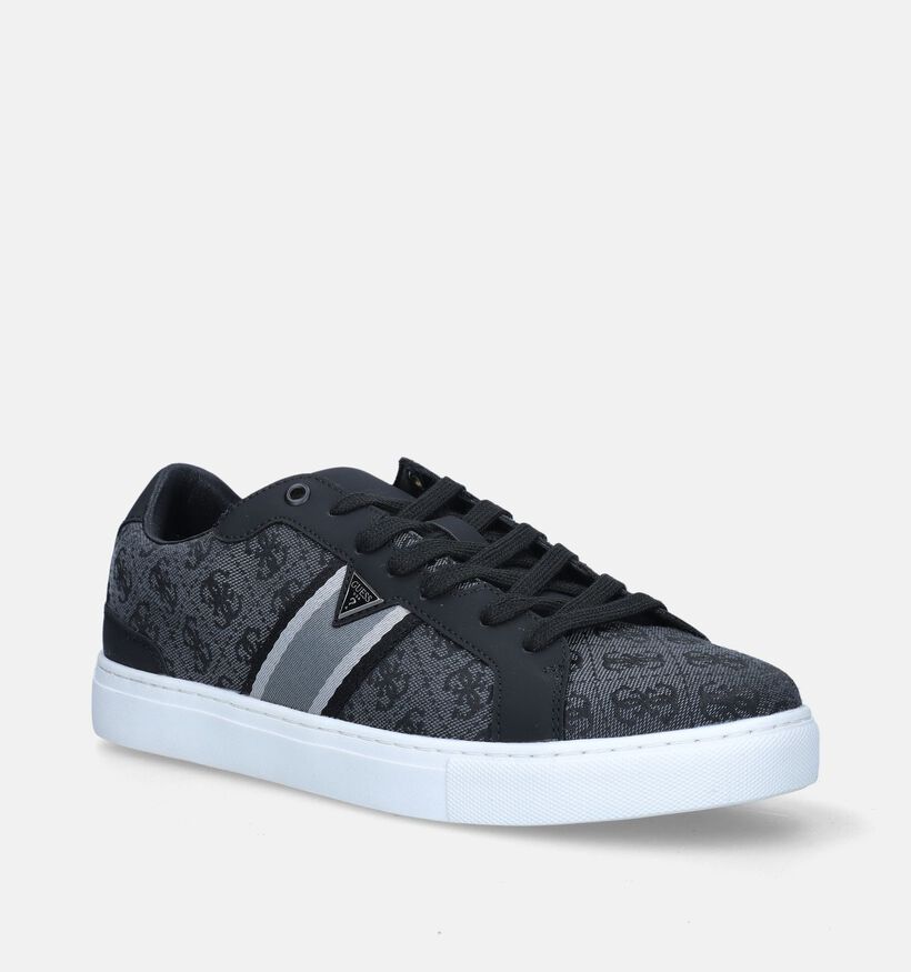 Guess Todi II Zwarte Veterschoenen voor heren (350431) - geschikt voor steunzolen