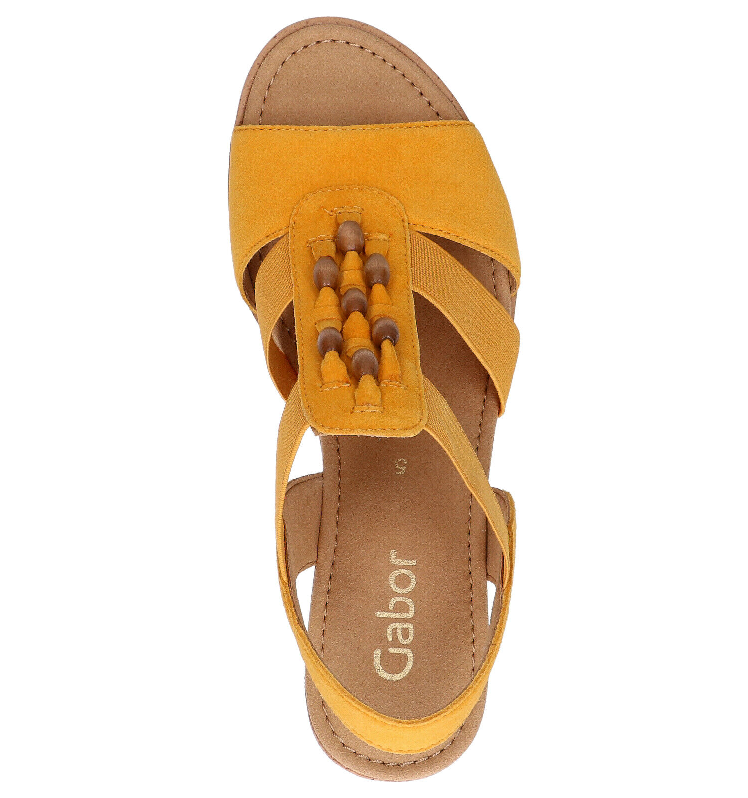 Gabor gele sandalen store