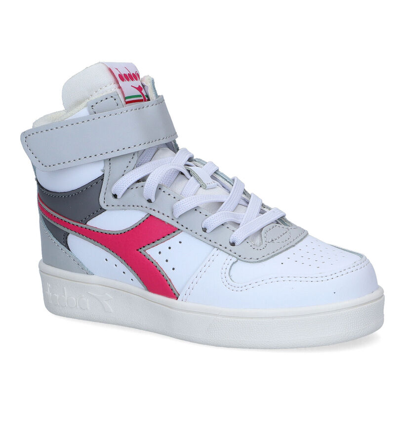 Diadora Magic Baskets en Blanc pour filles (302947)