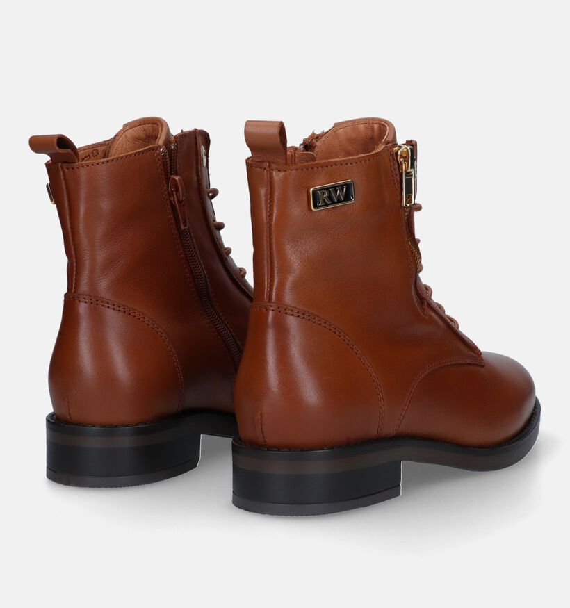 River Woods Marjo Bottines avec lacets en Noir pour femmes (333138)